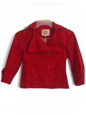 Vintage Urban Behaviour XS Cropped Red Blazer